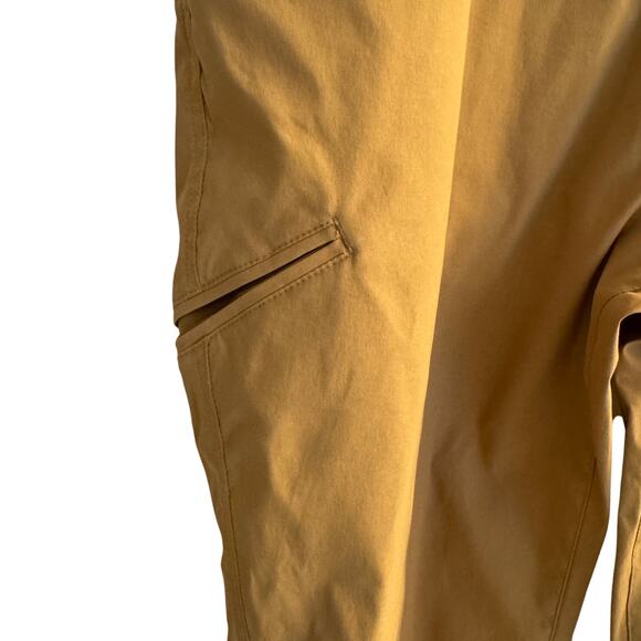 Orvis Pants Men's 36 Camel Khaki Nylon Water Repellant Stretch - Picture 3 of 13